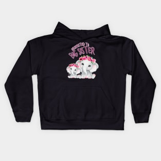 Promoted to Big Sister 2022 Kids Hoodie